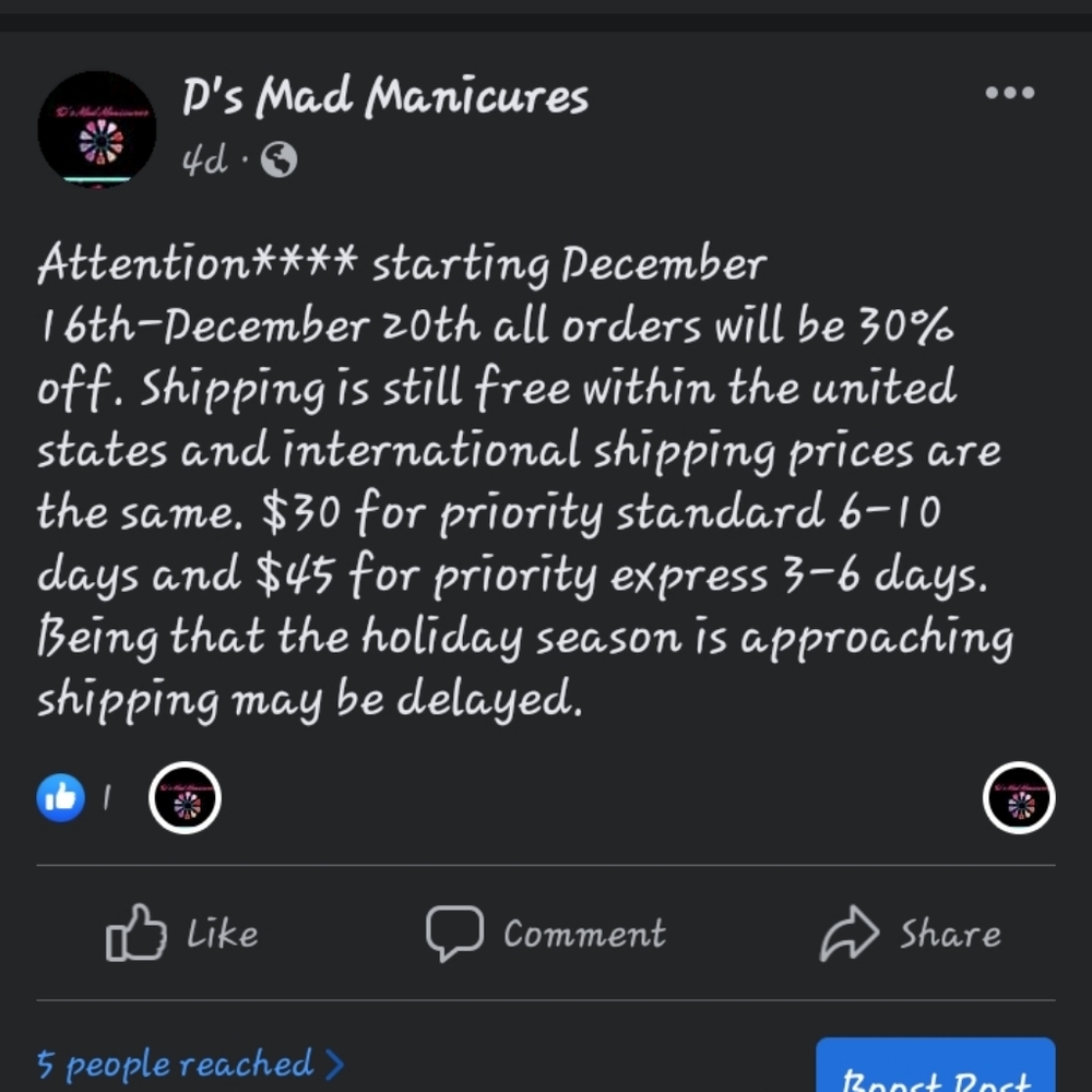 Christmas Nail Sale